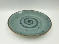 Тарелка десертная TULU spiral-grey-blu-20 20 см серая