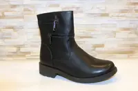 Ботинки женские черные Д624 Уценка (читайте описание)