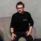 Свитшот "Бесишь" унисекс, Черный, XXL, русский