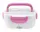 Ланч бокс с подогревом LunchBox от сети 220 В с двумя контейнерами Pink (90489)