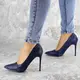 Туфли женские на каблуке Fashion Ollie 2145 40 размер 25,5 см Синий