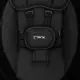 Укачивающий центр для ребенка MoMi Kenani Onyx / Качалка с Bluetooth, шезлонг детский черный