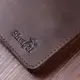 Винтажное кожаное портмоне Shvigel 16601 Коричневый