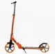 Самокат двухколесный Best Scooter колеса PU 200 мм стальная рама, ручной тормоз, 1 передний амортизатор. Orange with Black (150407)