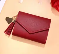 Кошелек женский красный с кисточкой код 239