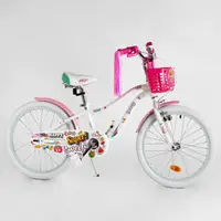 Велосипед двухколесный 20 дюймов "CORSO Sweety" 
(SW-20603 / 206037) белый на 75%