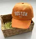 Кепка Boston оранж светлая 10427, розмір 54