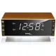 Часы настольные с радио Technoline WT487 Wireless Mobile Charging White/Brown (WT487)