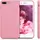 Чехол для iPhone 7 Plus / iPhone 8 Plus - Cиликоновый с микрофиброй, Pink (12)