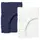 Простыни на резинке 180х200х20 набор WHITE/DARK BLUE