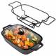 Мармит керамический Kamille KM6429 49х26.5х12 см 3.5 л черный