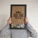 Рамка для пивных крышек "Beer time", Чорный-коричневый, английский