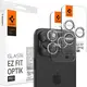 Защитное стекло Spigen для камеры iPhone 16/15/14 Pro & Pro Max - EZ Fit Optik Pro (2шт), Clear (AGL06914)