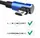 Кабель USB Baseus MVP Elbow MicroUSB 2м, Blue (CAMMVP-B03)