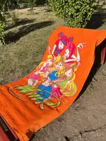 Пляжний рушник 75х150см. Туреччина. Winks oranj