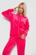 Спортивный костюм женский велюровый, цвет розовый, 241R1530-5