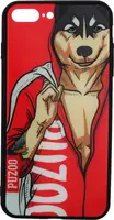 Чехол-накладка PUZOO Glass Printing with TPU Yuppie iPhone 7 Plus /8 Plus Red Du