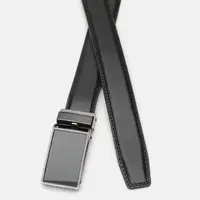 Мужской кожаный ремень Borsa Leather C133-0200-1 Черный
