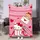 Плед 3D с пожеланиями для дочери Доченьке Hello Kitty 32369 160х200 см