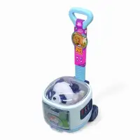 Набор в чемодане "Plush Pet: Панда", на батарейках, с аксессуарами (голубой)