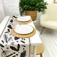 Дорожка на стол Шишки и ягоды 150x40 см (DR_23NG033)