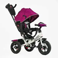 Детский велосипед Best Trike, надувные колеса, фара из USB, пульт. Purple (162589)