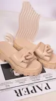 Шлепанцы женские бежевые Б1639 41