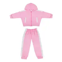 Костюм детский для детей GABBI KS-26-3 (зип-худи, штаны джогеры) Светло-розовый на рост 116 (14828)