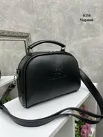 Черный – молодежный каркасный клатч Lady Bags с двумя молниями 0334