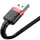 Кабель Baseus Cafule Cable USB For Lightning 2.4A 1m Black/Red (CALKLF-B19)