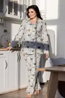 Пижама фланелевая П950 Звери