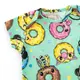 Боди-лодочка для девочки с коротким рукавом Crazy Donuts