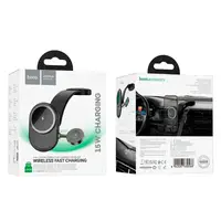 Тримач HOCO Excelso 2-in-1 wireless fast charging Car holder HW28 (center console) |15W, 4.5-7"|