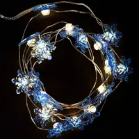 Светодиодная гирлянда YES Снежинки 801212 20 LED 2.2 м