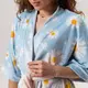 Халат женский из плюшевого велюра Ромашка 3435_XL 16026 XL