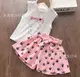 Костюм на лето для девочки розовый Girl 10057, розмір 130
