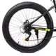 Велосипед подростковый PROFI EB26POWER 1.0 S26.6 черно-салатовый