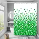 Шторка для ванны из полиэстера водонепроницаемая Bathlux 180x180 см с кольцами, занавеска для ванной комнаты