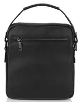 Чоловіча сумка з натуральної шкіри Tiding Bag чорна