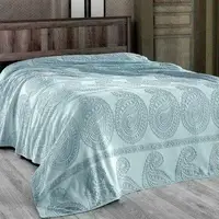 Махрова простирадло Arya Misley AR-TR1001606-Green 200x220 см зелена