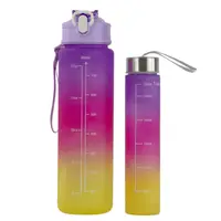 Набор бутылок для воды 2 шт (300мл 900мл) / Бутылка для воды Purple