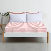 Простыня на резинке для коляски и люльки 40x80 PINK CHECK
