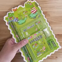 Канцелярский набор "Рисовайчик: Зая", розовый