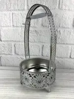 Корзина для угля Yahya Deep Medium - Silver