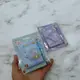 Блокнот на кнопці ПВХ+ ручка-брелок 8*7см  (БЛАКИТНИЙ)