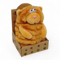 Мягкая игрушка "Кот Кругляш", (13 см), рыжий