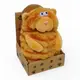 Мягкая игрушка "Кот Кругляш", (13 см), рыжий