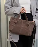 Сумка кожаная женская «Амелия» капучино
