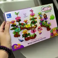 Конструктор "Garden Building. Цветочная поляна" (124 детали) вид 1