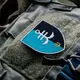 Набор шевронов 2 шт на липучке 35 ОБрМП 8,6х10 см вышитый патч нашивка шеврон